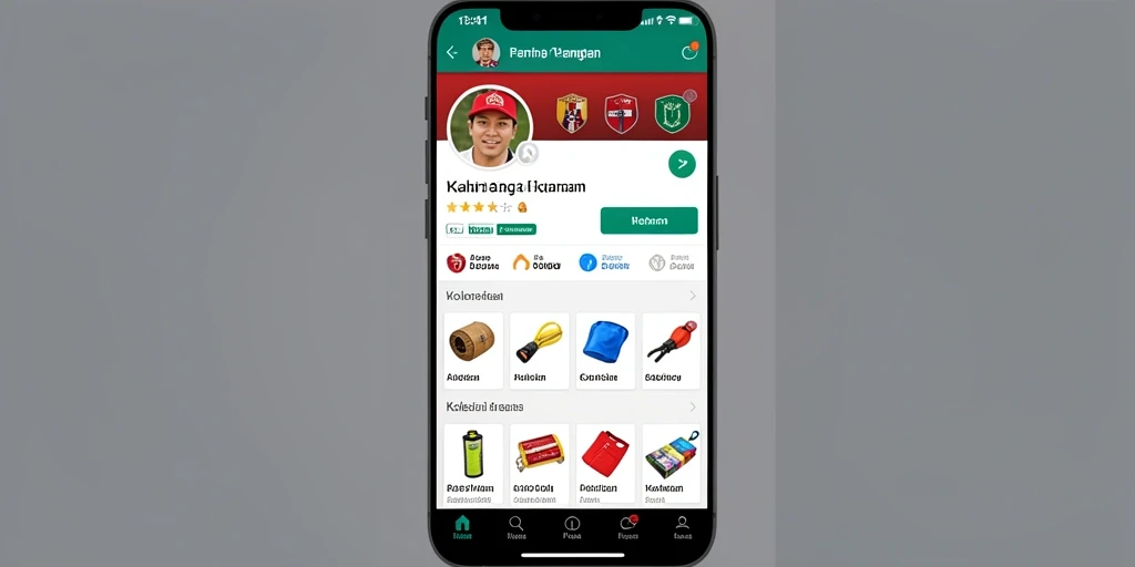 Screenshot menunjukkan tampilan antarmuka yang menarik.
