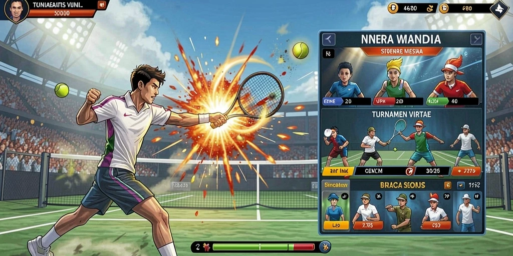 Tampilan awal game yang menawan dan mudah diakses.