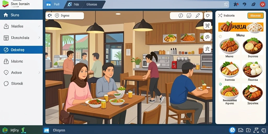 Tampilan antarmuka yang menarik dan mudah digunakan.