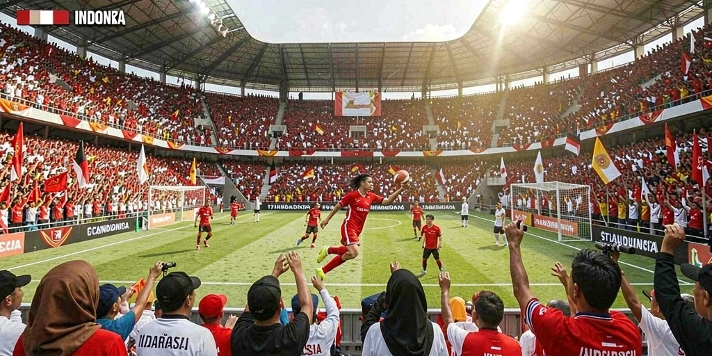 Tampilan grafis yang menarik dan penuh warna.