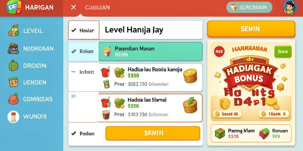 Tampilan antarmuka yang intuitif dan mudah dipahami.