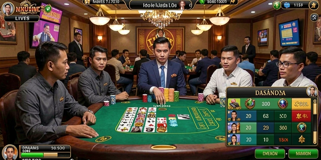 Screenshot menunjukkan antarmuka permainan yang menarik dan mudah dipahami.