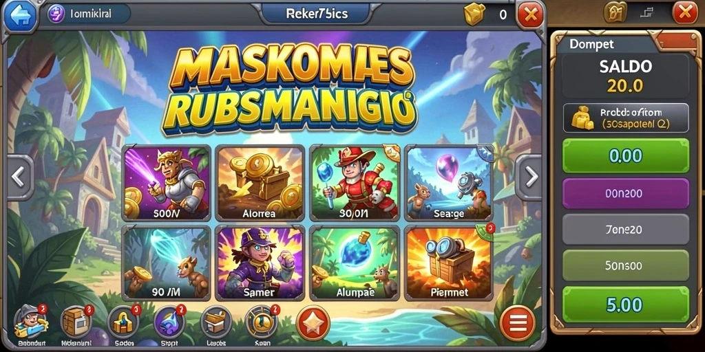 Tampilan awal game RP79 yang memukau.