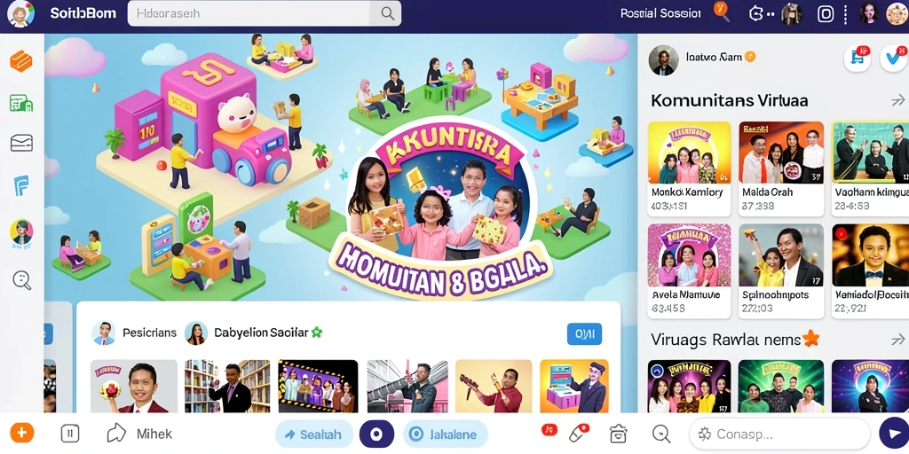 Tampilan menu utama yang intuitif dan menarik.