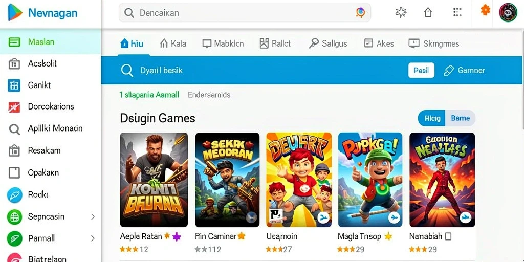 Tampilan antarmuka yang menarik dan mudah digunakan.