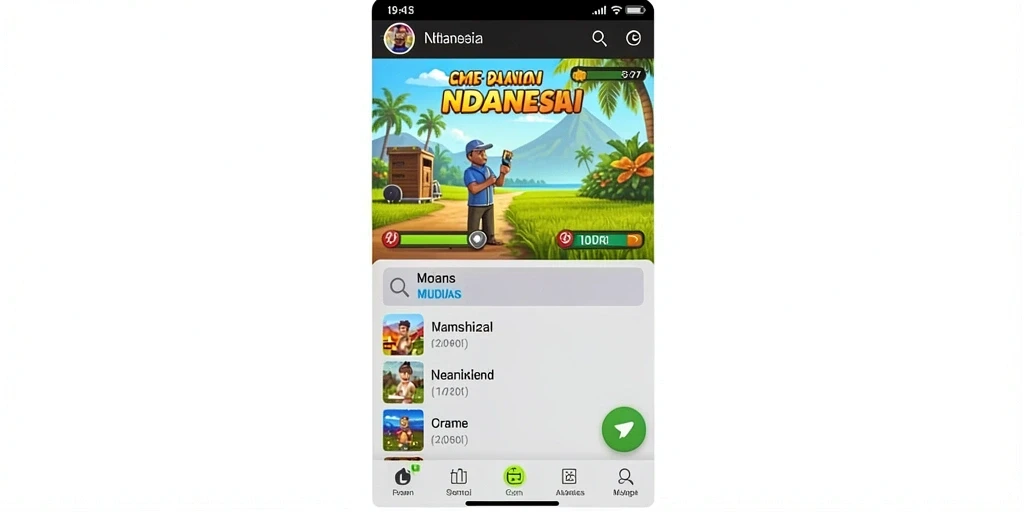 Menampilkan tampilan awal yang menarik dari game VISA89.