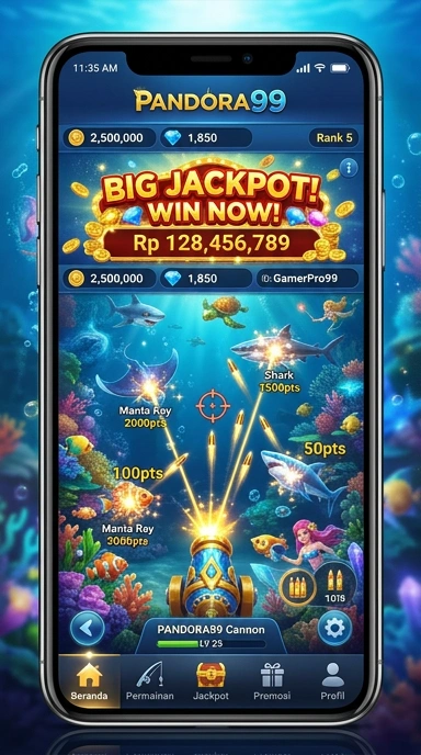 Galeri pratinjau visual pandora99 build APK resmi terbaru